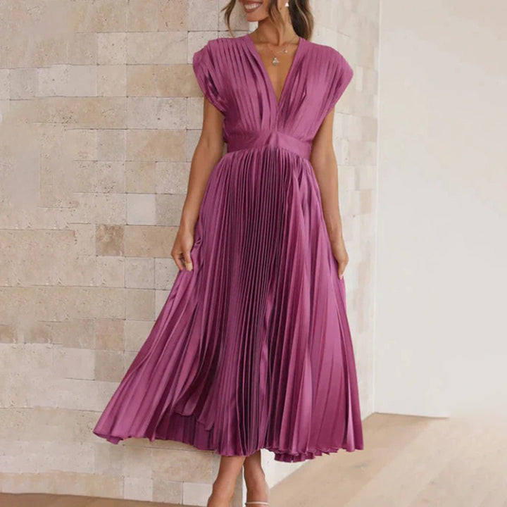 Marni™ | Robe Midi Plissée Intemporelle