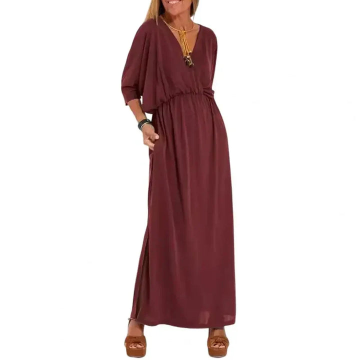 ISABELLA | Robe longue fluide au style unique pour toutes les occasions
