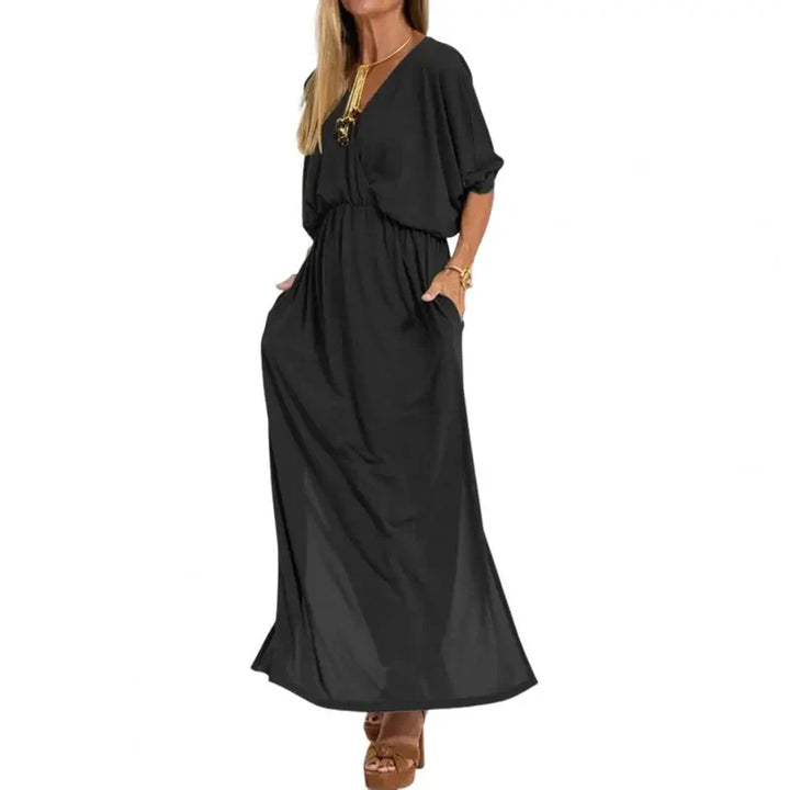ISABELLA | Robe longue fluide au style unique pour toutes les occasions