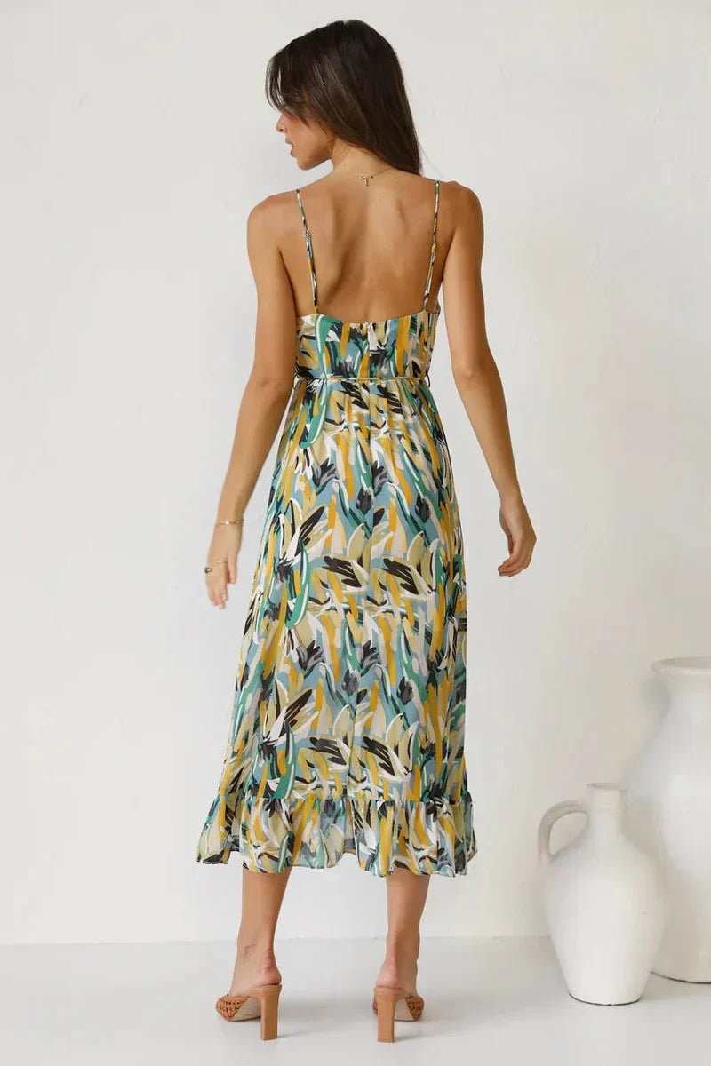 GABRIELLA | Robe d'été imprimée avec un confort frais et un style ensoleillé
