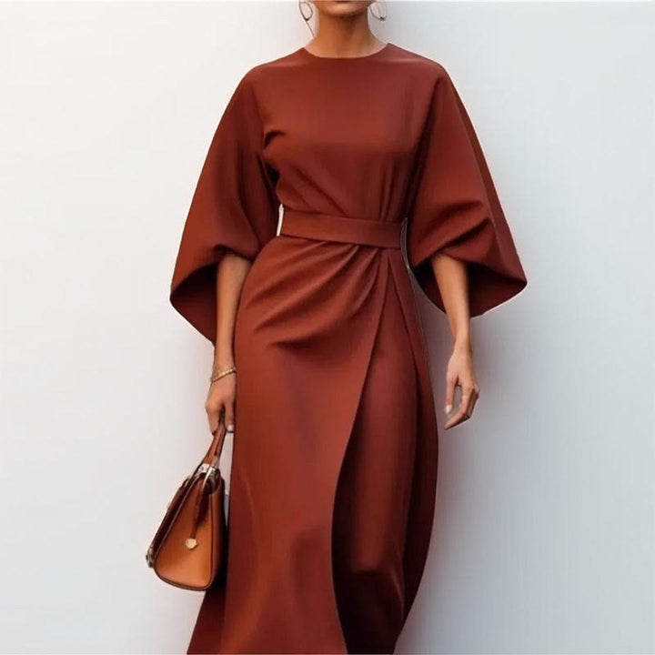 KATARZYNA | ROBE MAXI AVEC MANCHES KIMONO