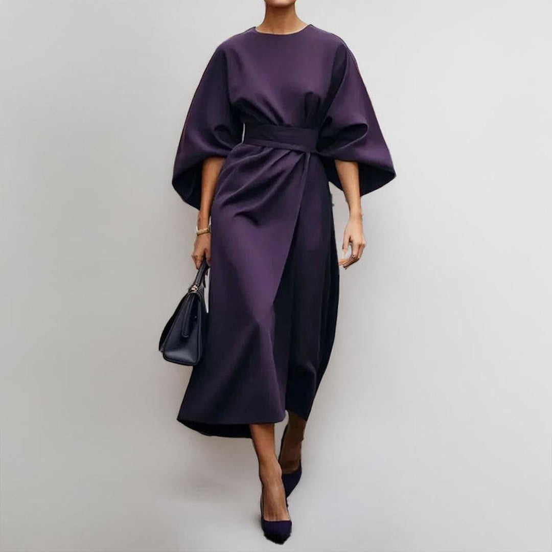 KATARZYNA | ROBE MAXI AVEC MANCHES KIMONO