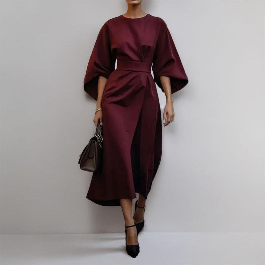KATARZYNA | ROBE MAXI AVEC MANCHES KIMONO