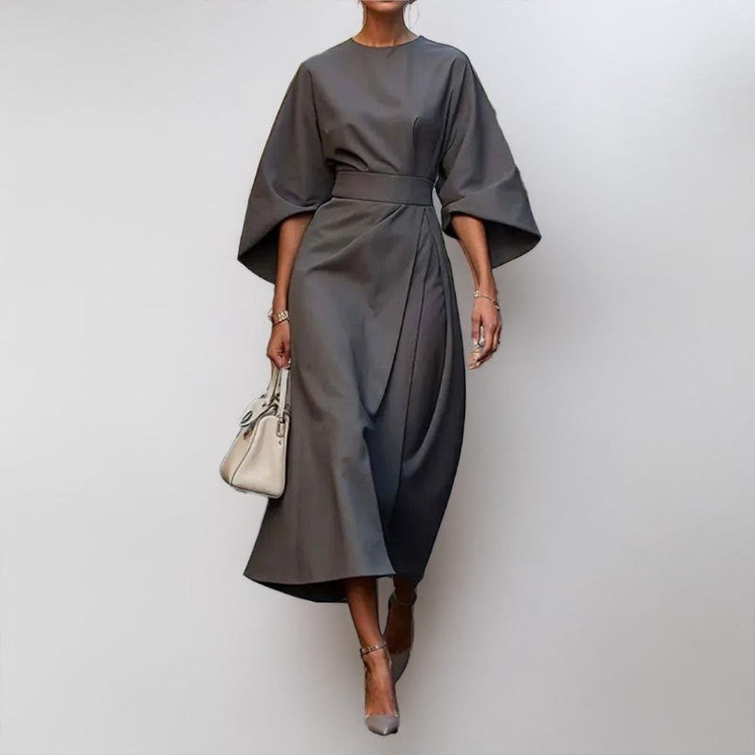 KATARZYNA | ROBE MAXI AVEC MANCHES KIMONO