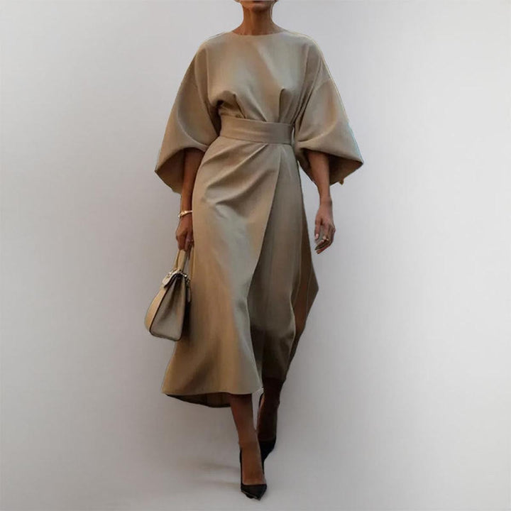 KATARZYNA | ROBE MAXI AVEC MANCHES KIMONO