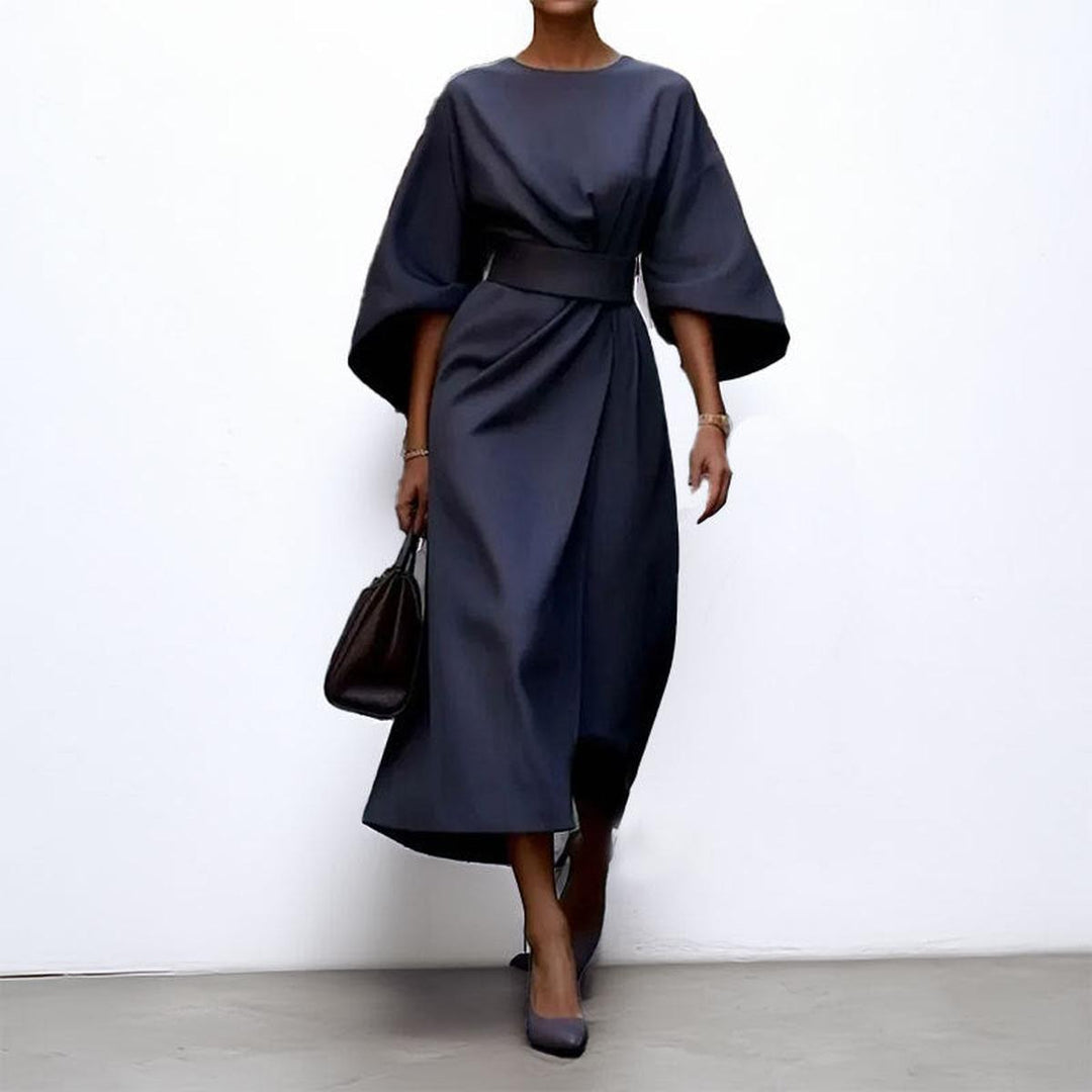 KATARZYNA | ROBE MAXI AVEC MANCHES KIMONO