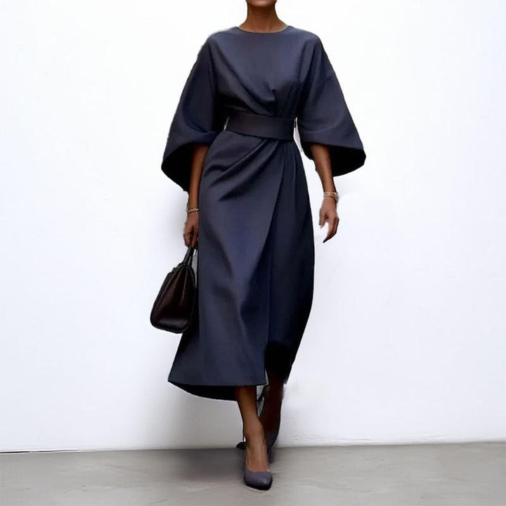 KATARZYNA | ROBE MAXI AVEC MANCHES KIMONO