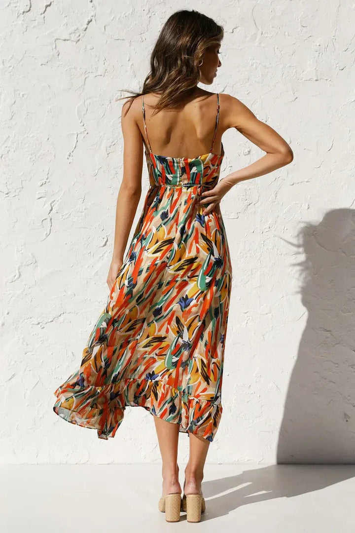 GABRIELLA | Robe d'été imprimée avec un confort frais et un style ensoleillé