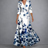 CALLA | Robe Maxi Florale Sculptante pour une Confiance Élégante