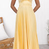 Malka™ | Robe Maxi Plissée avec Décolleté en V