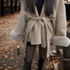 Elara · Manteau en Fourrure à Manches