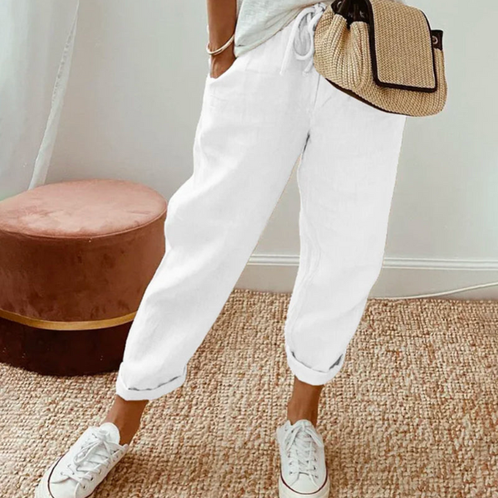 Elara · Pantalon en coton élégant