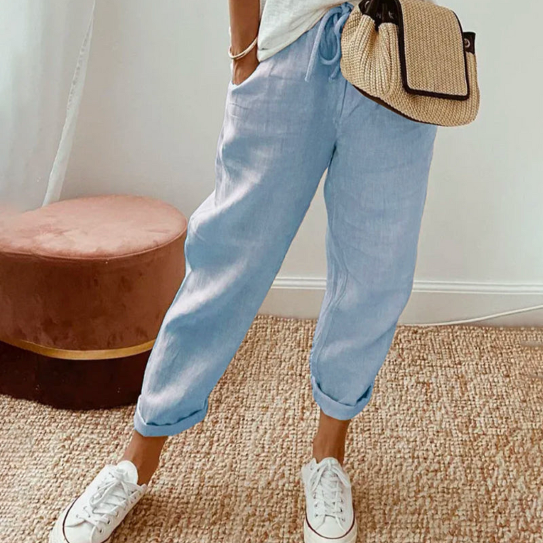 Elara · Pantalon en coton élégant