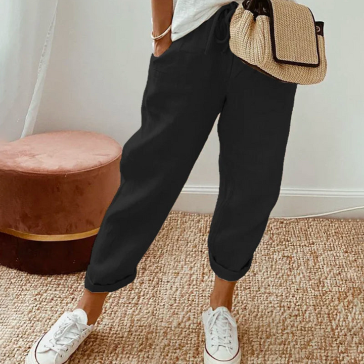 Elara · Pantalon en coton élégant
