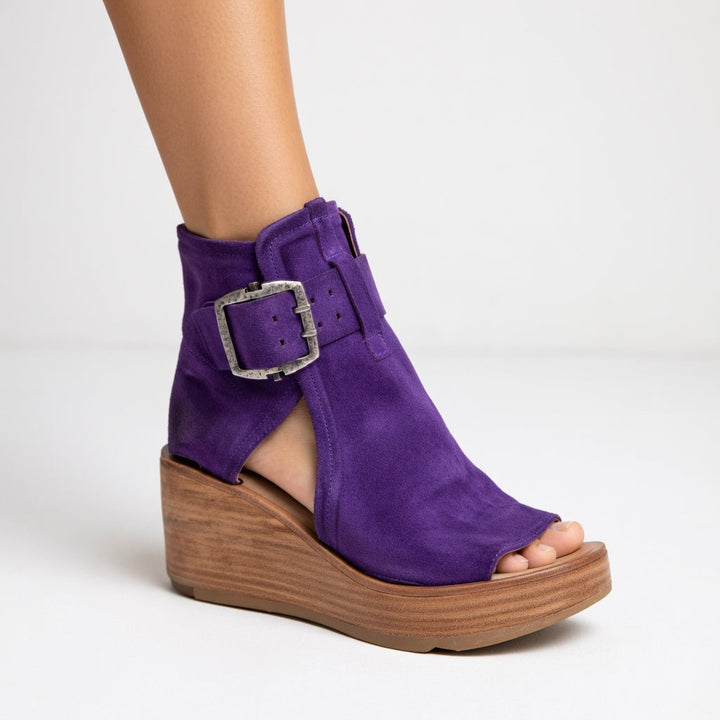 Sara | Bottines Ouvertes avec Talon au Design Moderne