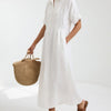 Lysandra | Robe chemise d'été fluide