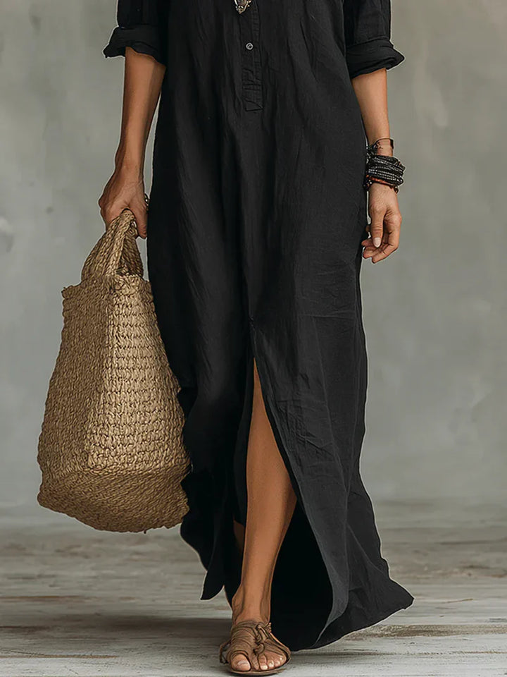 WILLOW | Robe maxi sans effort avec une silhouette flatteuse Polyvalente pour le quotidien
