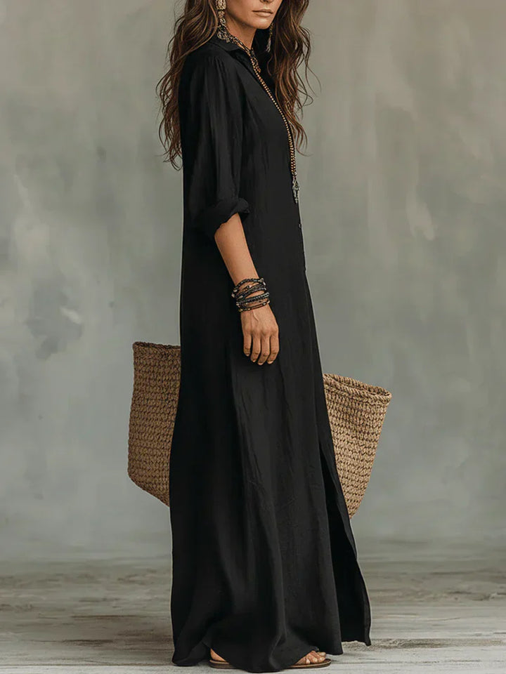 WILLOW | Robe maxi sans effort avec une silhouette flatteuse Polyvalente pour le quotidien