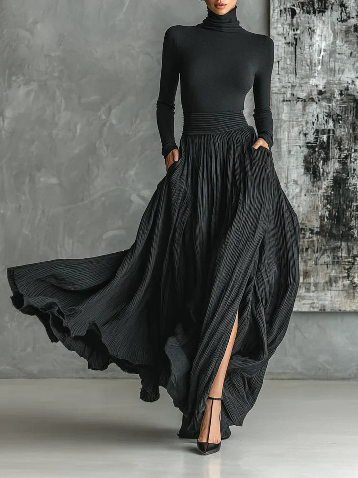 Elara · Jupe Maxi Taille Haute