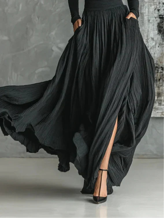 Elara · Jupe Maxi Taille Haute