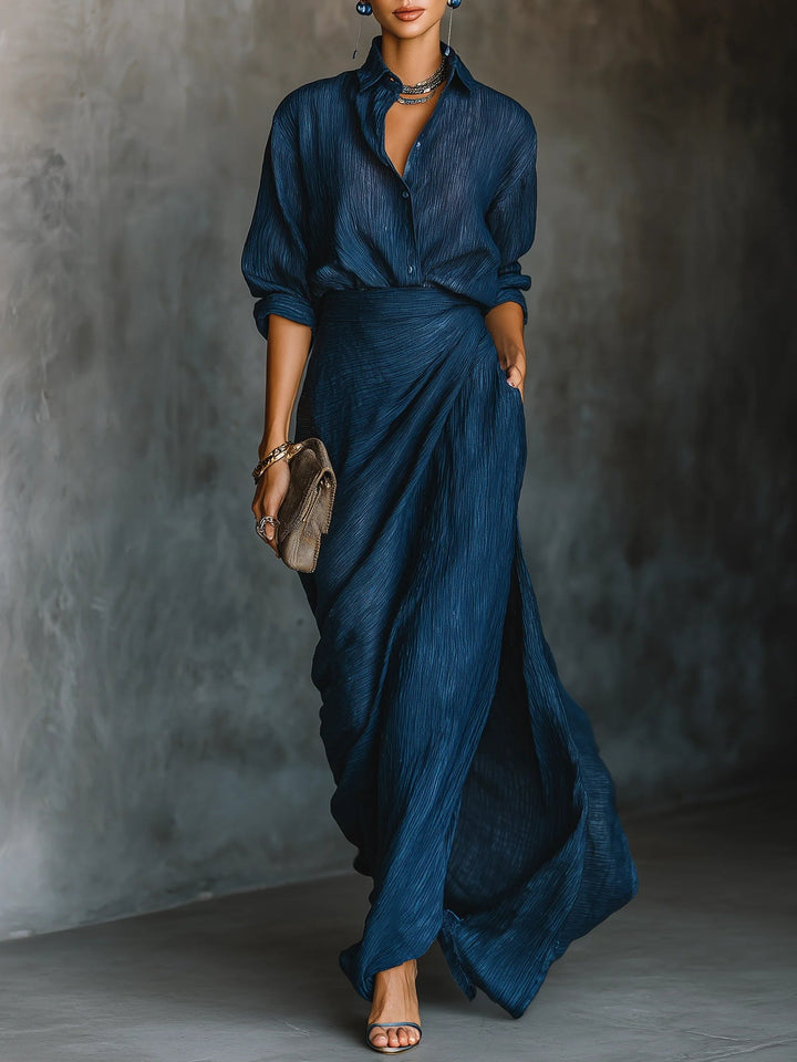 Chociesława – ensemble en lin avec blouse
