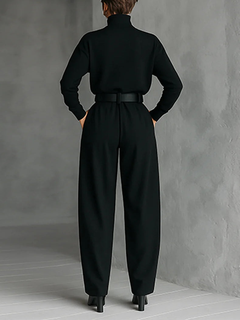 Elara · Ensemble en Col Roulé et Pantalon Droit