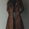 Elara · Manteau Élégant en Suédine