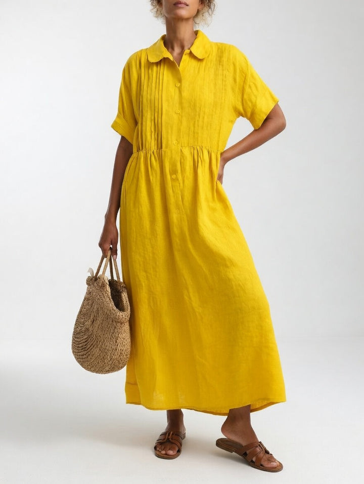 Lysandra | Robe chemise d'été fluide