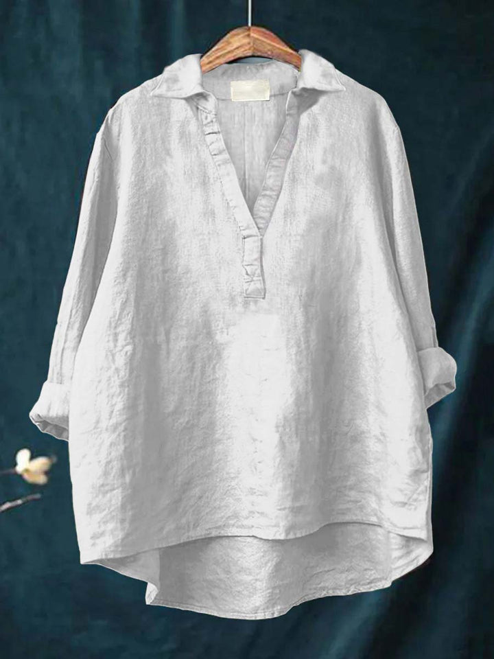 Andrea | Blouse d'été en lin élégant