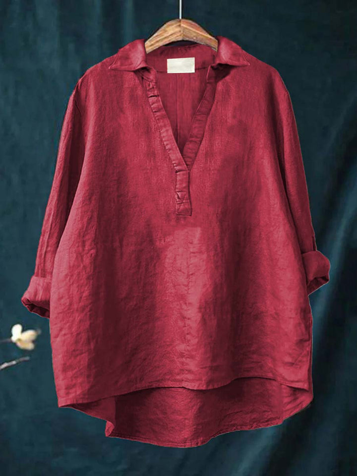 Andrea | Blouse d'été en lin élégant