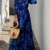 Luna™ | Robe Maxi à Imprimé Floral avec Manches Dégagées