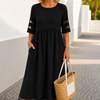 Aubrey™ – Robe midi flatteuse avec effet amincissant au niveau du ventre