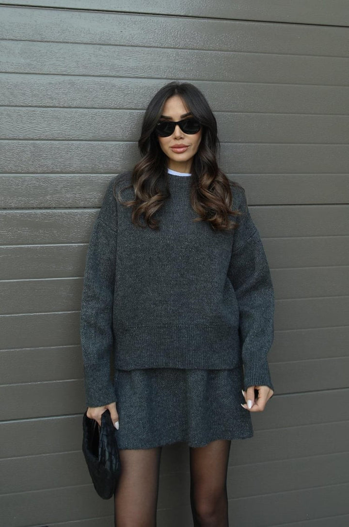 Elara · Ensemble en Maille : Pull et Jupe