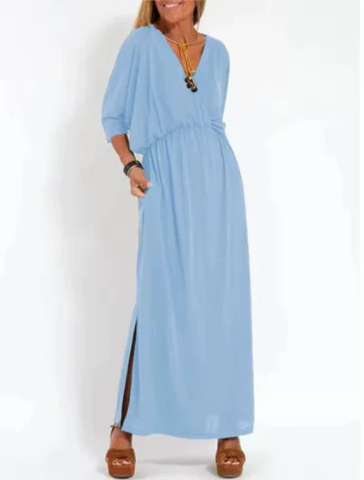 ISABELLA | Robe longue fluide au style unique pour toutes les occasions