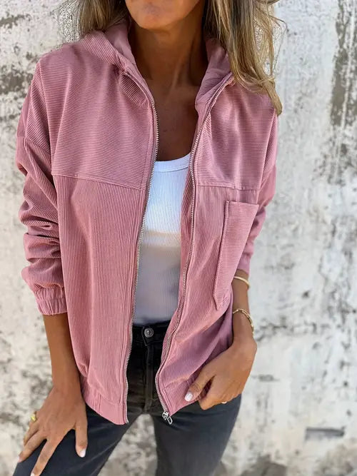 Elara · Veste en velours côtelé pour femme