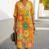 Nira | Robe Midi Florale Éclatante