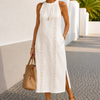 Chloe | Robe Midi d'Été Élégante