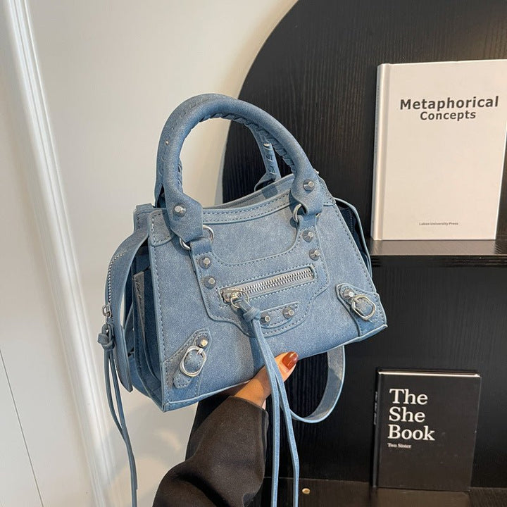 Elara · Sac en Denim Bleu Horizon