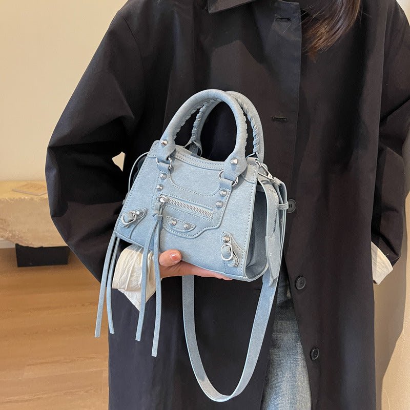 Elara · Sac en Denim Bleu Horizon