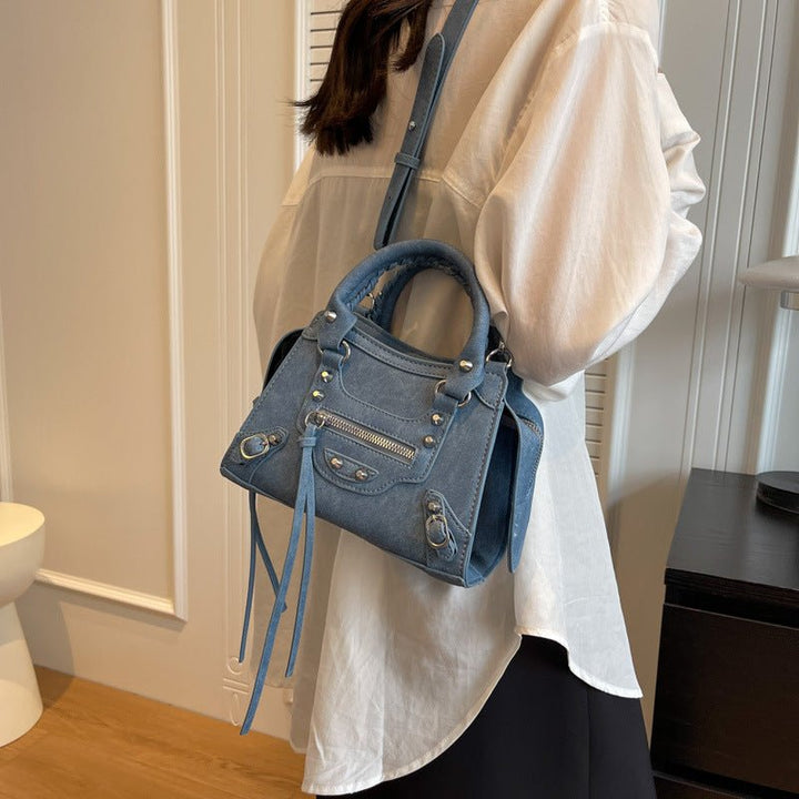 Elara · Sac en Denim Bleu Horizon