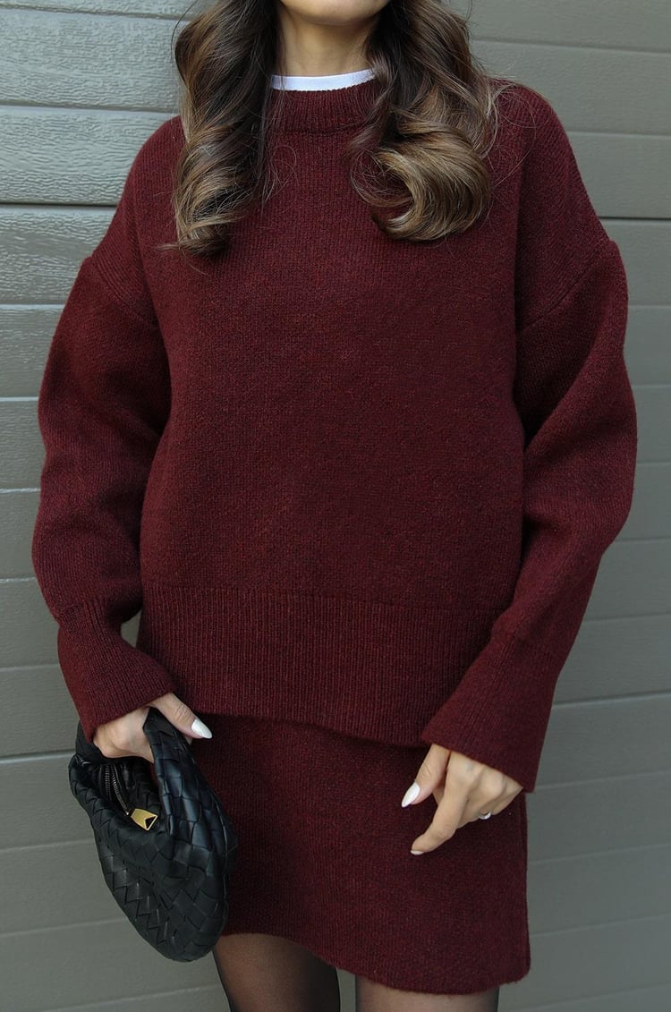 Elara · Ensemble en Maille : Pull et Jupe