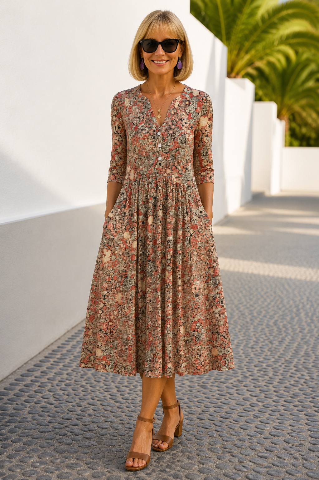 Constance | Robe à Col V