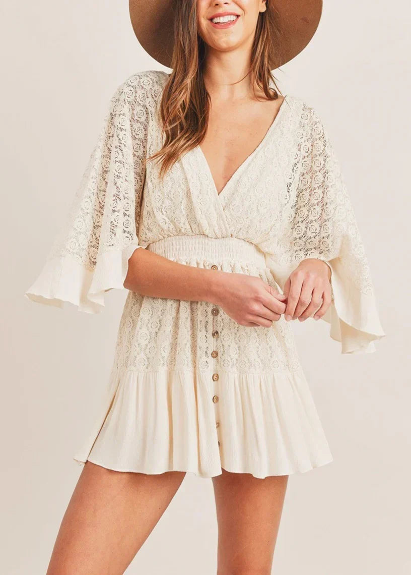 Elara · Combishort en Dentelle Élégante
