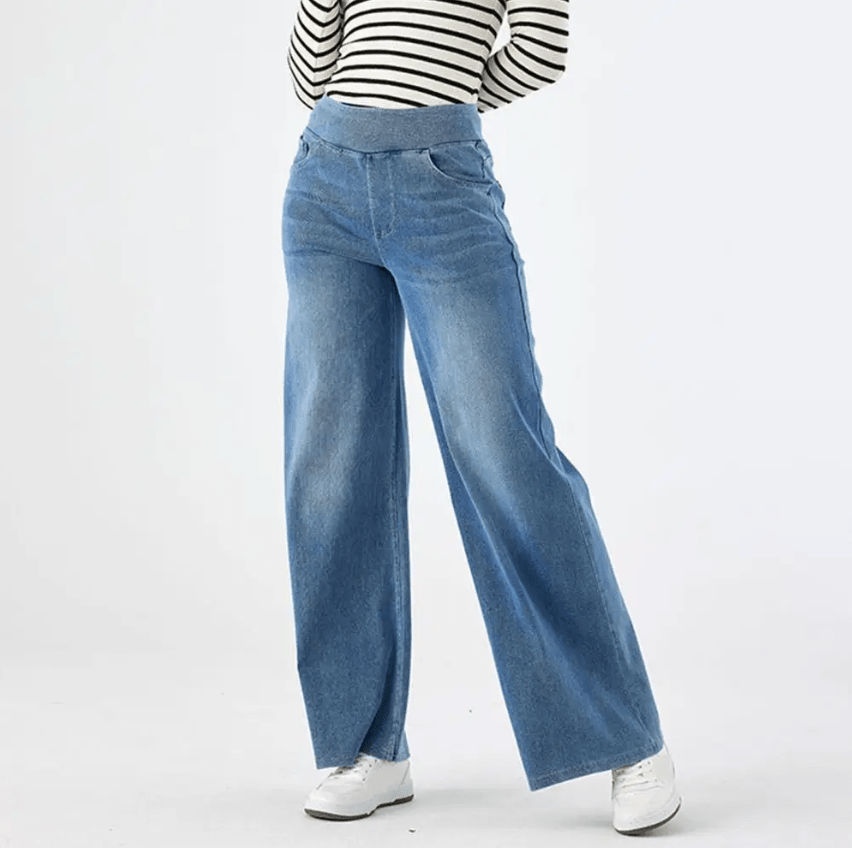 Elara · Pantalon Élégant à Taille Élastique