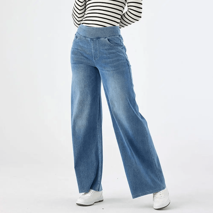 Elara · Pantalon Élégant à Taille Élastique