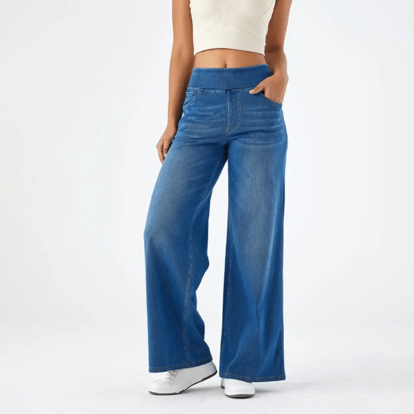 Elara · Pantalon Élégant à Taille Élastique