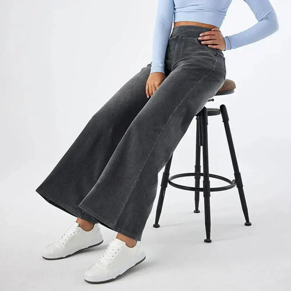 Elara · Pantalon Élégant à Taille Élastique