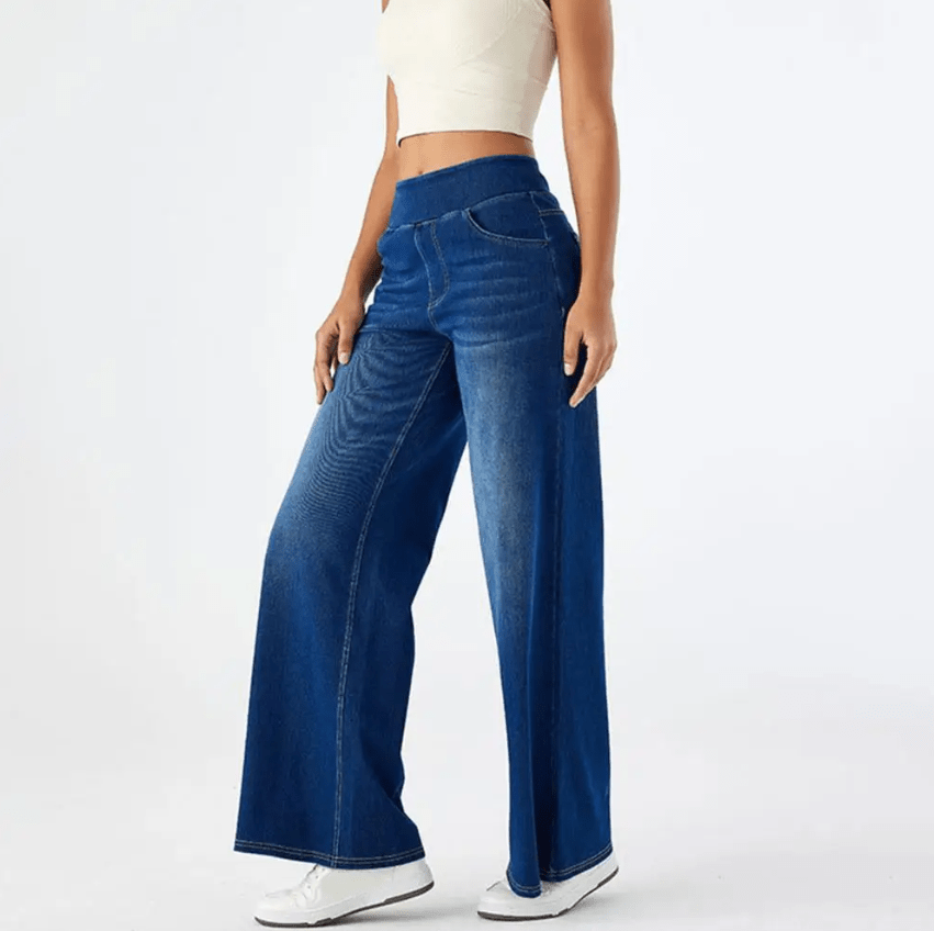 Elara · Pantalon Élégant à Taille Élastique