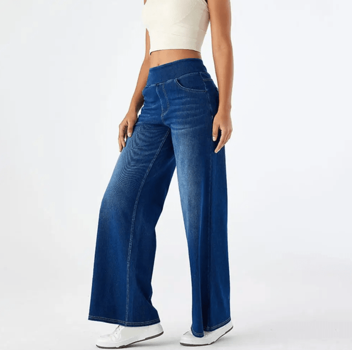 Elara · Pantalon Élégant à Taille Élastique