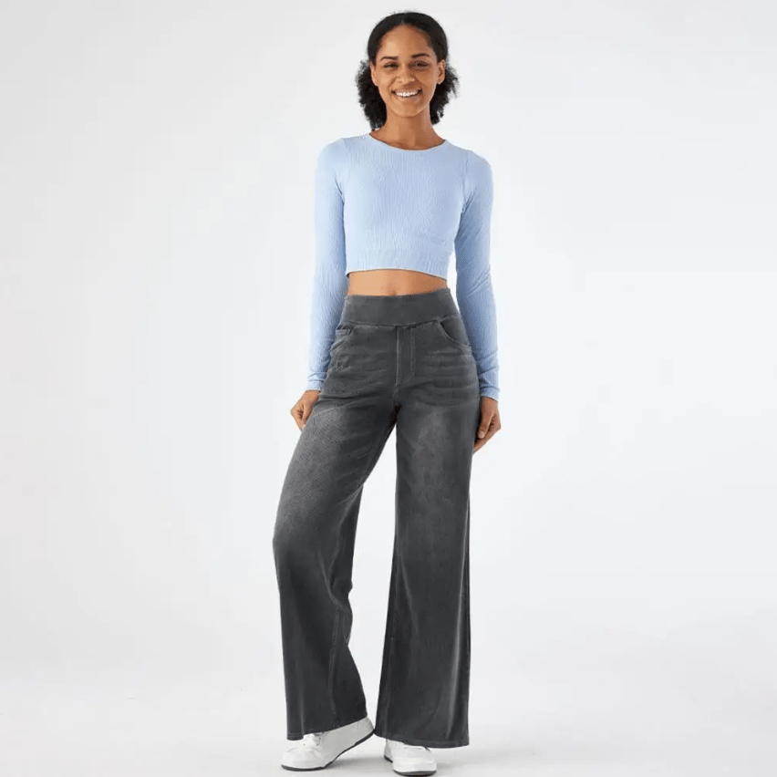 Elara · Pantalon Élégant à Taille Élastique